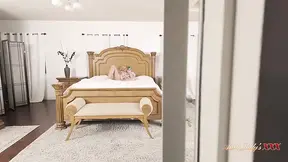 Stepson watches as sexy aunt Judy Masturbates and lets him join