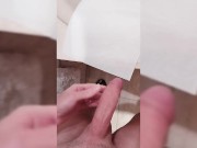 Huge fast cumshot after party