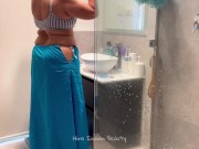 Beautiful Indian Couple - Hot Desi Wife in Saree Making Love in Shower - Saree Sex in Bathroom
