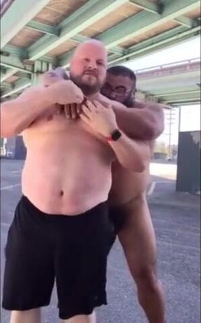 Master Feeds His Hungry Hubby in the Parking Lot 2
