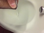 Public cum! Slow motion