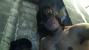 Guy with Good Cock in the Bathroom