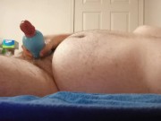 Laying down and fucking my stroker