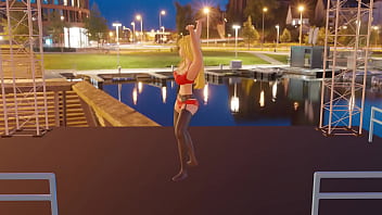 Lulu erotic dance on stage