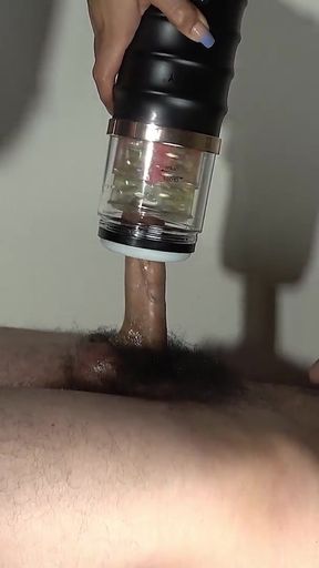 Captivating moment from &quot;I serve to him as toy holder so that he can use it and get an intense orgasm. HoneyPlayBoX - Xattla&quot;