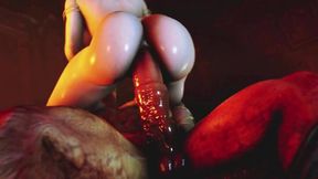 Cartoon porn beast fucking - animated monster sex action