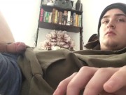 Self Facial JOI - Camgirl Impressed by Cum!