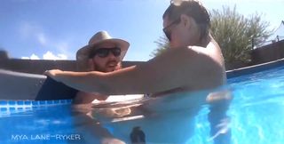 Nine Months Preganant Pool Sex