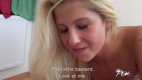Blondie takes it hot and rock the cock