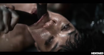Alien Monster Drenches Huge Tits Agent in Cum