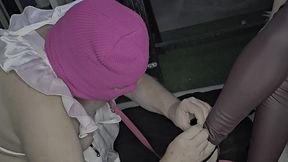 soubrette en cagoule rosefetichismes de mes pieds pour ma soubrette en cagoule ...