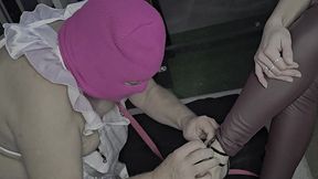 soubrette en cagoule rosefetichismes de mes pieds pour ma soubrette en cagoule ...