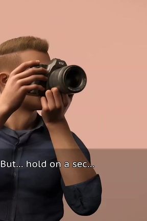 The Stepmother Is Alone in the Room, Secretly Having Fun with the Photographer on the Bed