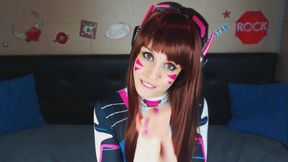 Dva masturbates and gives you a blowjob