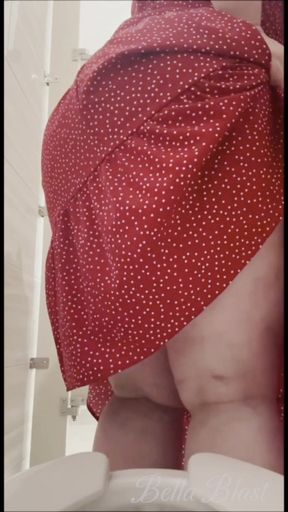 BBW Public Bathroom Fart Compilation 75 Loud Stall Blasts Bella Blast