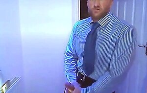 Big-Cock Daddy Tries on His New Suit