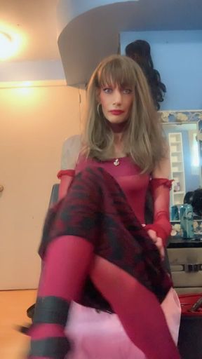 Burgundy Babe!!