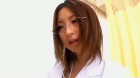 Getting blown and having sex with a hot Asian sexy nurse
