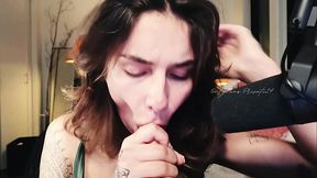 Dildo BJ by the best Flowerava