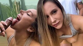 Scarlet benz - Blonde's Big Ass Filled by Yoga Instructor's Cum