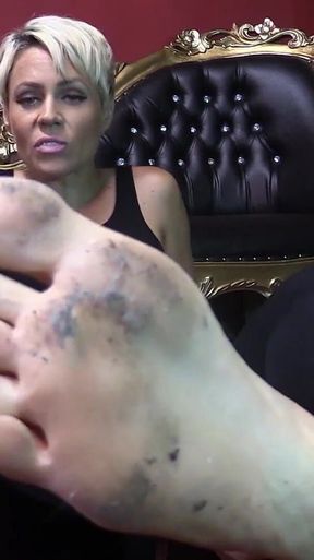 Worship Helena Locke's Dirty Feet POV Style