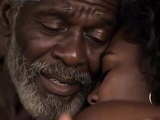 Afro hawt [AI - Generated] black massive large breasts large butt thick ebony naija nigerian excited sexy aged mother I'd like to fuck black 3-headed dominatrix drilled raw in public raw, no fuck-rubber by a darksome skin poor grandpa