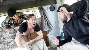 Bo Sinn Fucks James Fox Hard Against the Campervan – Booty Call BromoUS