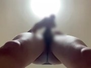 立ちオナニー下アングル