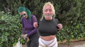 Zoey Ziptie 72h Extreme Challenge - Chapter 14 - Bondage Walk & Outdoor Training- Part 2 wmv HD