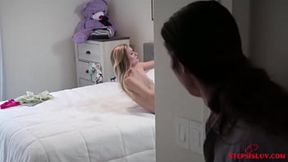 Cute teen stepsis with nice ass&#x1F351; gets fucked by big cock&#x1F32D; Asian stepbro