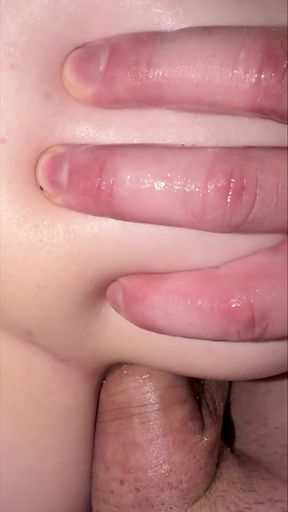 He Fucked MY Pussy Too Hard So I Told Him to Cum in my Ass While I Give Him a Foot Job for an Anal Creampie
