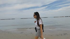 Tormentato Sentiero per la spiaggia nudista. Parte 1