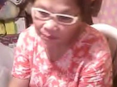 Asian granny Elizabeth 57 yr flashing 6 ( March 2014)