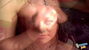 Busty Carmen McCarthy Gives A Hot Dude Intense Handjob