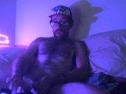 Jacking in the clouds; Cumshot in Blue