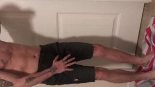 Tyler Swift gets locked out of the shower and begs for mercy