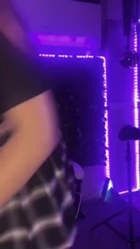 Twitch Streamer naughty Livestream teasing viewers with cute ass and tits 🍑🥵