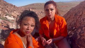 female convicts break out of jail and gets caught