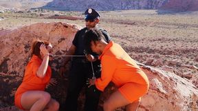 female convicts break out of jail and gets caught