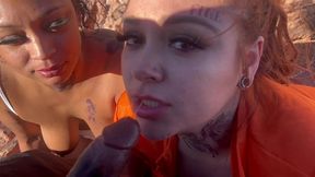 female convicts break out of jail and gets caught