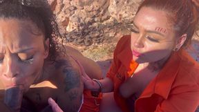 female convicts break out of jail and gets caught