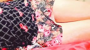 Without Hands Candy Ladyboy Babe Shemale Pre Cumming Masturbation Workout with Cute Legs
