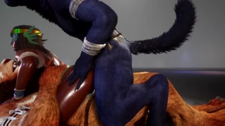 Double Penetration with Furrys 3D