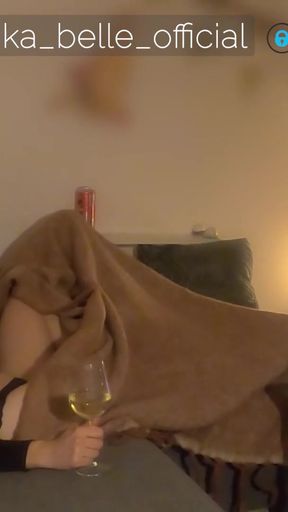 Must-share moment from &quot;Couple in love has nice foreplay while watching porn on couch pt. 2 +(dirty) talk&quot;