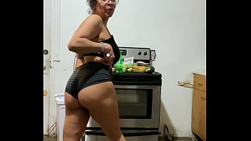 Anna maria mature latina sexy Dominican MILF in black part 3