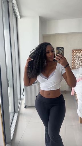 Female Onlyfans Model in Studio