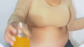 Soda + Chicken + Spring Rolls = Gut Explosion!