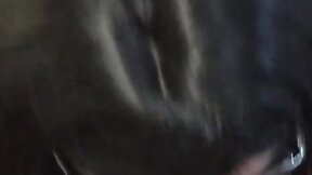 Sissy zoe sucks her first ebony prick