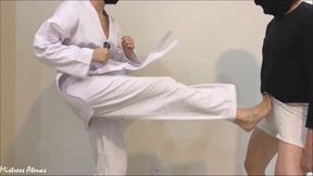 Compilation - all hard Karate kicks to the dick and balls made by me