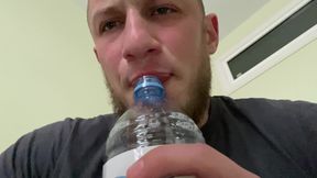 Alpha Fills a Bottle with His Saliva(snot)